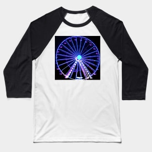 Neon ferris wheel no. 1 Baseball T-Shirt